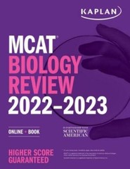 MCAT Biology Review 2022-2023: Online Book (Kaplan Test Prep) – GOOD