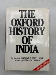 Oxford History of India Vincent Smith Percival Spear 1981 Fourth Edition