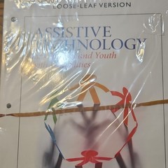 Pearson Assistive Technology for Children & Youth w/ Disabilities Loose-Leaf