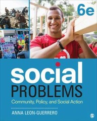 Social Problems: Community, Policy, and Social Action – Paperback – GOOD