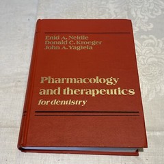 Rare 1st Edition Pharmacology and Therapeutics for Dentistry- Hardcover 1980