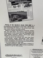 Pickup & Van Spotter’s Guide 1945-1992 By Tad Burness VERY GOOD CONDITION 1993