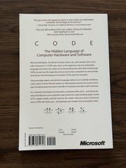 CODE Hidden Language Computer Hardware Software Petzold Microsoft White Trade PB