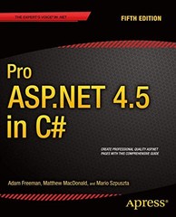 PRO ASP.NET 4.5 IN C# By Adam Freeman & Matthew Macdonald **Mint Condition**
