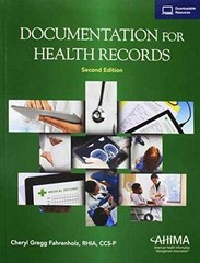 Documentation for Health – Paperback, by Fahrenholz Cheryl Gregg – Very Good j