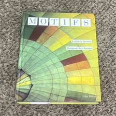 Motifs Fifth Edition by Jansma & Kassen Heinle Cengage French Textbook English
