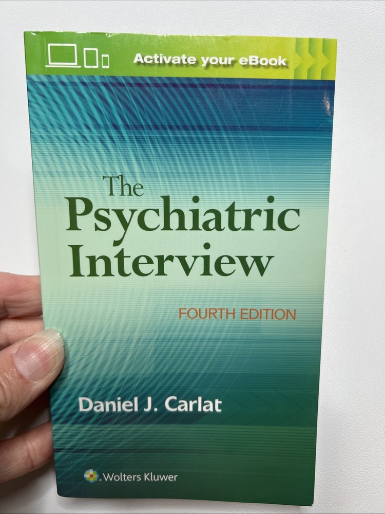 The Psychiatric Interview Paperback Daniel Carlat Excellent! ebook Code