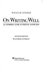On Writing Well Paperback William Zinsser