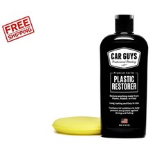 Revitalize Your Vehicle: 8 Oz Plastic and Trim Restorer with Lasting Results