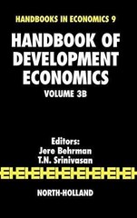 Handbook of Development – Hardcover, by Behrman J.; Srinivasan – Very Good b