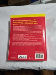 ACT Prep Guide 2022-2023 Paperback By ACT Like New The Official