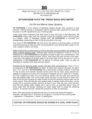 Long-Term Water Storage Treatment: 32oz Purogene Anti-Odor & Chlorine Reducer