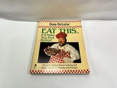 Dom DeLuise Eat This It’ll Make You Feel Better Italian Cookbook 1988 PB
