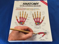 The ANATOMY Coloring Book 2nd Edition Revised & Expanded 1993 Kapit/Elson