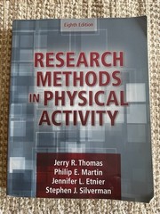 Human Kinetics Research Methods in Physical Activity 8th Ed Paperback Thomas