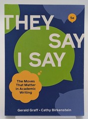 They Say / I Say 5th Edition • Graff & Birkenstein Academic Writing Textbook LN