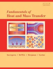 Fundamentals of Heat and Mass Transfer – Hardcover By Incropera, Frank P – GOOD