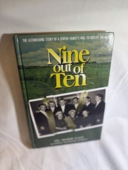 NINE OUT OF TEN By Moshe Katz – Hardcover **BRAND NEW**