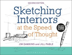 Sketching Interiors at the Speed of Thought: Bundle Book + Studio Access Car…