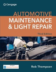 Automotive Maintenance & Light Repair by Rob Thompson: Used