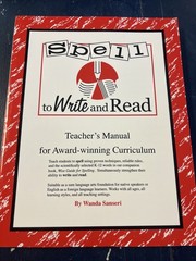 Spell to Write and Read Teacher’s Manual Book