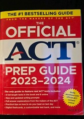 Official ACT Prep Guide 2023–2024 Test Prep Book NO Online Access