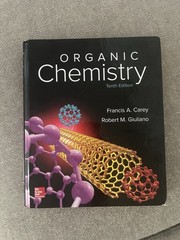 Organic Chemistry 10th Edition Hardcover Textbook Carey & Giuliano McGraw-Hill
