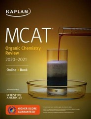 MCAT Organic Chemistry Review 2020-2021: Online + Book (Kaplan Test Prep) – GOOD