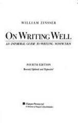 On Writing Well Paperback William Zinsser