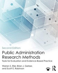 Public Administration Research Methods Tools for Evaluation