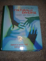 Counseling the Culturally Diverse: – Hardcover, by Sue Derald Wing; – Very Good