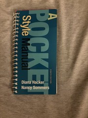 A Pocket Style Manual 8th Edition Spiral-Bound by Diana Hacker and Nancy Sommers
