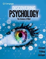 Discovering Psychology: The – Paperback, by Cacioppo John; Freberg – New h