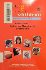YEC Monograph Series No. 4 Assessment: Gathering Meaningful Information