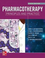 Pharmacotherapy – Hardcover, by Chisholm-Burns Marie Schwinghammer – Acceptable