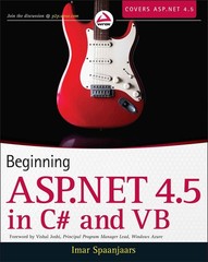Beginning ASP.NET 4.5: In C# and VB – paperback Spaanjaars, Imar|Joshi, Vish…
