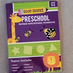 Good Grades Preschool Educational Workbook 320 Pages Paperback Early Childhood