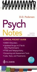 Psych Notes : Clinical Pocket Guide by Darlene D. Pedersen (2021, Spiral)