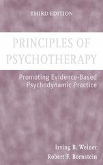Principles of Psychotherapy: – Hardcover, by Weiner Irving B.; – Very Good