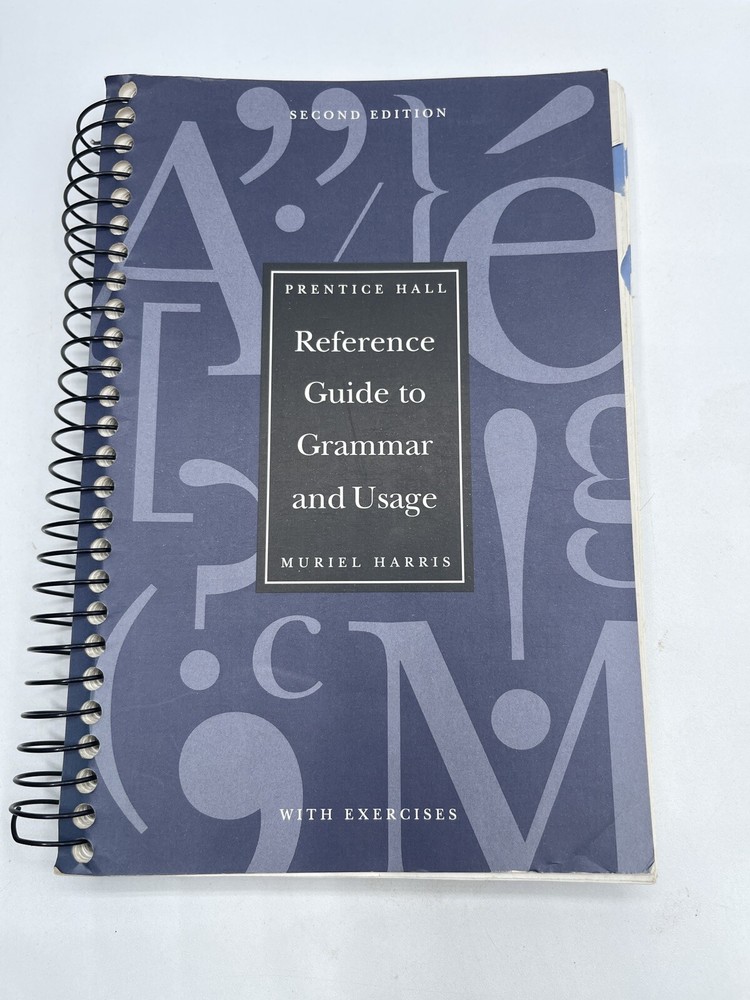 Prentice Hall Reference Guide To Grammer And Usage Harris 2nd Ed Without Exer.