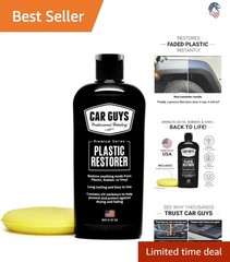 Plastic Restorer Kit 8oz Auto Trim Vinyl Rubber Protectant Compatible with Ve…