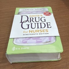 Davis’s Drug Guide for Nurses 19th Ed. Paperback – Unused Access Code Included