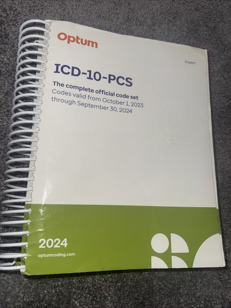 2024 ICD-10-PCS Expert (Spiral) – Spiral-bound, by Optum – Good