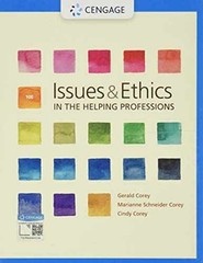 Issues and Ethics in the – Hardcover, by Corey Gerald; Corey – Very Good h