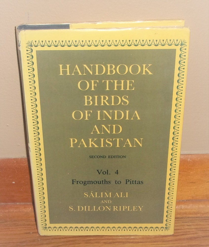 HANDBOOK OF THE BIRDS OF INDIA & PAKISTAN, 2nd Edition, Vol. 4-SUPERB Rare HC DJ