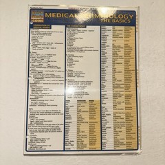 Medical Terminology: The Basics: A Quick Study Laminated Reference Guide