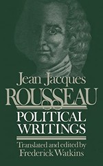 Jean Jacques Rousseau: Political Writings – Paperback – GOOD
