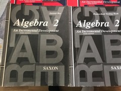 Saxon ALGEBRA 2 Complete Set – Text, Sol Manual, HS Tests, Answer Key – GOOD