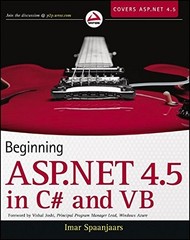 BEGINNING ASP.NET 4.5: IN C# AND VB By Imar Spaanjaars **Mint Condition**