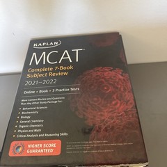 MCAT Complete 7-Book Subject Review 2021-2022 Kaplan Test Prep